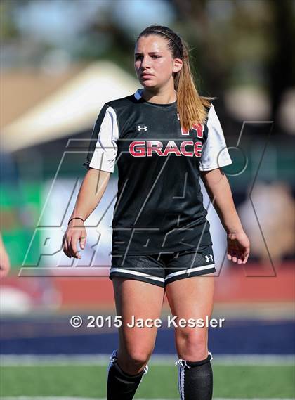 Thumbnail 2 in Grace Brethren vs. St. Anthony (CIF-SS D7 Final) photogallery.