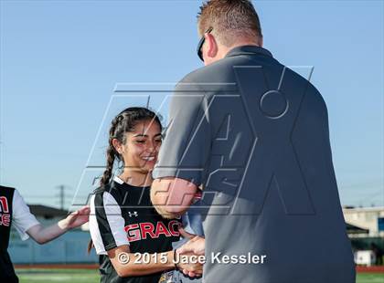 Thumbnail 3 in Grace Brethren vs. St. Anthony (CIF-SS D7 Final) photogallery.