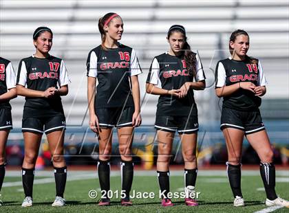 Thumbnail 2 in Grace Brethren vs. St. Anthony (CIF-SS D7 Final) photogallery.