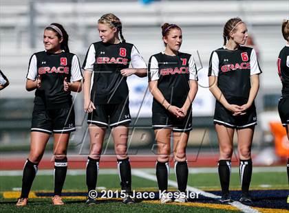 Thumbnail 2 in Grace Brethren vs. St. Anthony (CIF-SS D7 Final) photogallery.