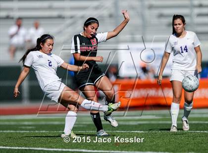Thumbnail 1 in Grace Brethren vs. St. Anthony (CIF-SS D7 Final) photogallery.