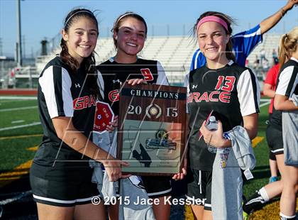 Thumbnail 2 in Grace Brethren vs. St. Anthony (CIF-SS D7 Final) photogallery.