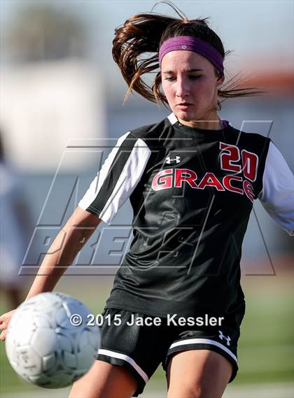 Thumbnail 3 in Grace Brethren vs. St. Anthony (CIF-SS D7 Final) photogallery.