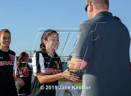Thumbnail 2 in Grace Brethren vs. St. Anthony (CIF-SS D7 Final) photogallery.