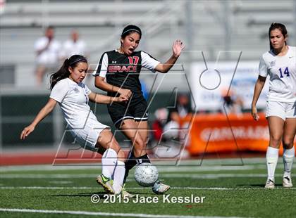 Thumbnail 3 in Grace Brethren vs. St. Anthony (CIF-SS D7 Final) photogallery.