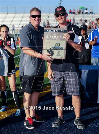 Thumbnail 1 in Grace Brethren vs. St. Anthony (CIF-SS D7 Final) photogallery.