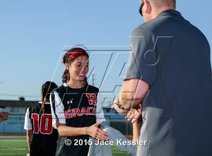 Thumbnail 2 in Grace Brethren vs. St. Anthony (CIF-SS D7 Final) photogallery.