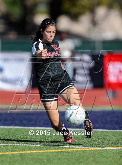 Thumbnail 2 in Grace Brethren vs. St. Anthony (CIF-SS D7 Final) photogallery.