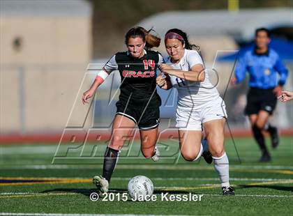 Thumbnail 1 in Grace Brethren vs. St. Anthony (CIF-SS D7 Final) photogallery.