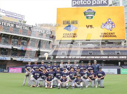 Thumbnail 2 in  Coastal Academy vs. Vincent Memorial (@ Petco Park) photogallery.