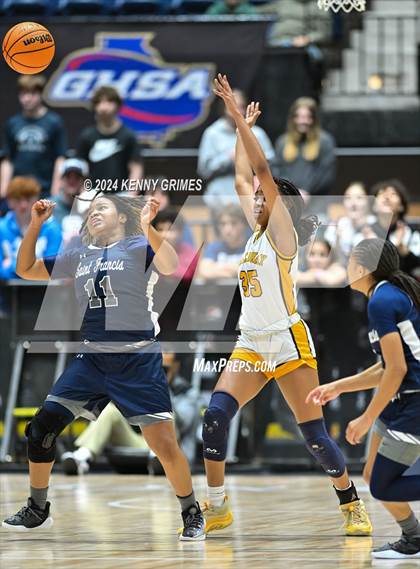 Thumbnail 3 in St. Francis vs. Galloway (GHSA A Division 1 Championship) photogallery.