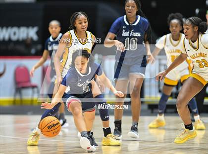 Thumbnail 3 in St. Francis vs. Galloway (GHSA A Division 1 Championship) photogallery.