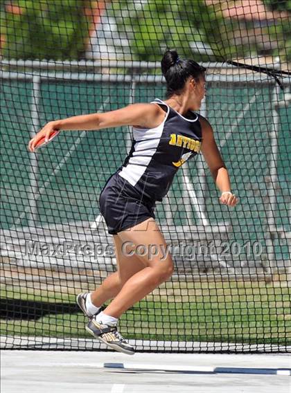 Thumbnail 3 in CIF State Championships (Prelims - Girls Discus)  photogallery.