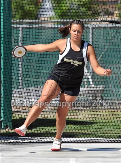 Thumbnail 3 in CIF State Championships (Prelims - Girls Discus)  photogallery.