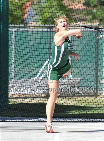 Thumbnail 2 in CIF State Championships (Prelims - Girls Discus)  photogallery.