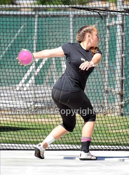 Thumbnail 2 in CIF State Championships (Prelims - Girls Discus)  photogallery.