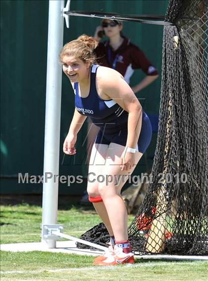 Thumbnail 2 in CIF State Championships (Prelims - Girls Discus)  photogallery.
