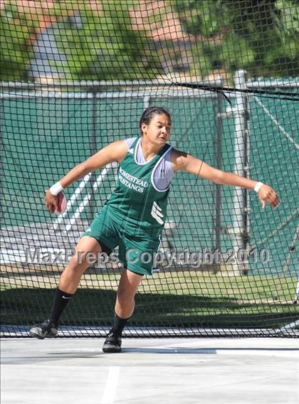 Thumbnail 3 in CIF State Championships (Prelims - Girls Discus)  photogallery.
