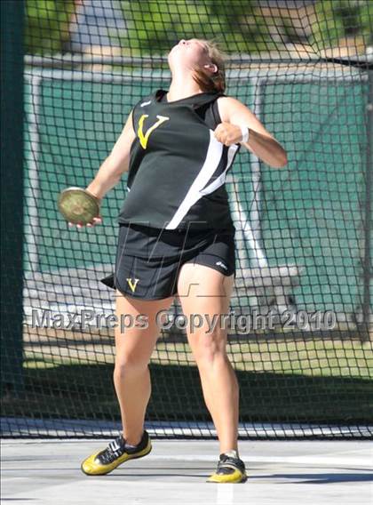 Thumbnail 1 in CIF State Championships (Prelims - Girls Discus)  photogallery.