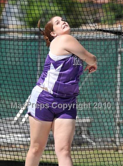 Thumbnail 2 in CIF State Championships (Prelims - Girls Discus)  photogallery.