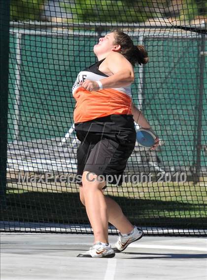 Thumbnail 2 in CIF State Championships (Prelims - Girls Discus)  photogallery.