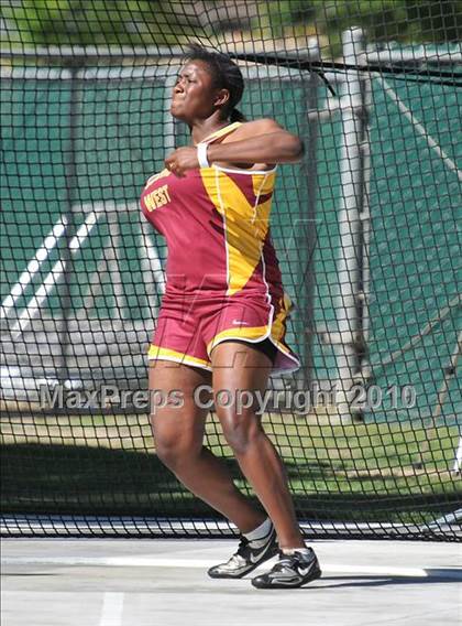 Thumbnail 1 in CIF State Championships (Prelims - Girls Discus)  photogallery.