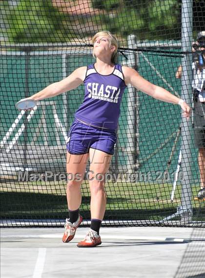 Thumbnail 2 in CIF State Championships (Prelims - Girls Discus)  photogallery.