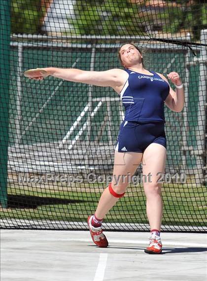 Thumbnail 3 in CIF State Championships (Prelims - Girls Discus)  photogallery.