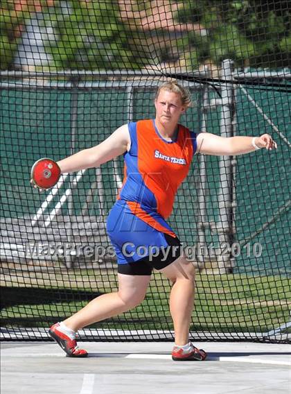 Thumbnail 3 in CIF State Championships (Prelims - Girls Discus)  photogallery.