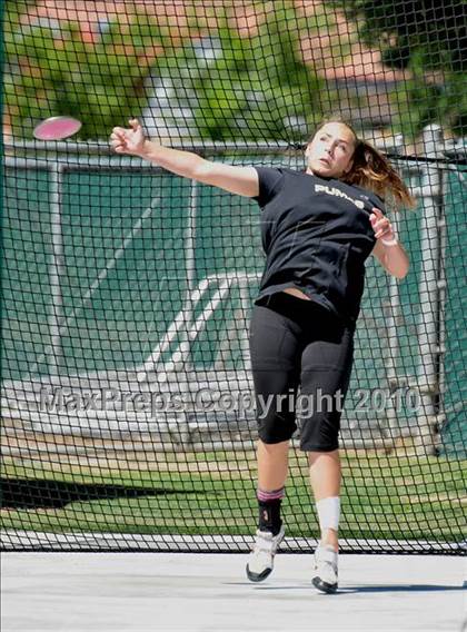 Thumbnail 2 in CIF State Championships (Prelims - Girls Discus)  photogallery.