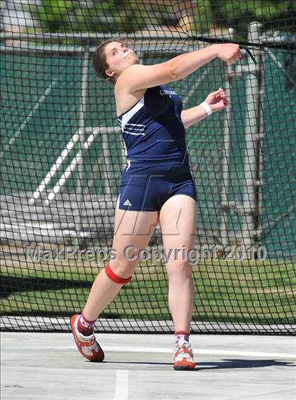 Thumbnail 2 in CIF State Championships (Prelims - Girls Discus)  photogallery.