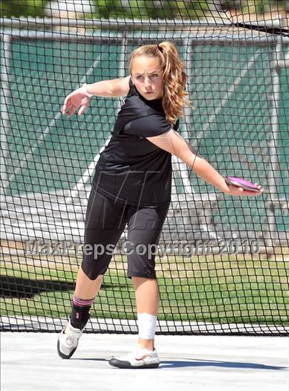 Thumbnail 2 in CIF State Championships (Prelims - Girls Discus)  photogallery.