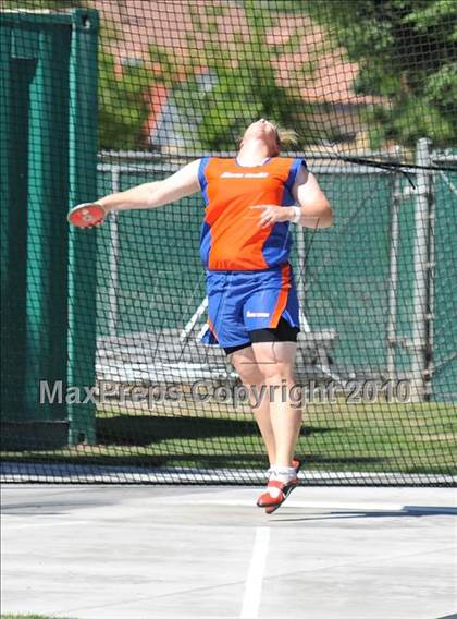 Thumbnail 2 in CIF State Championships (Prelims - Girls Discus)  photogallery.