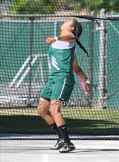Thumbnail 1 in CIF State Championships (Prelims - Girls Discus)  photogallery.