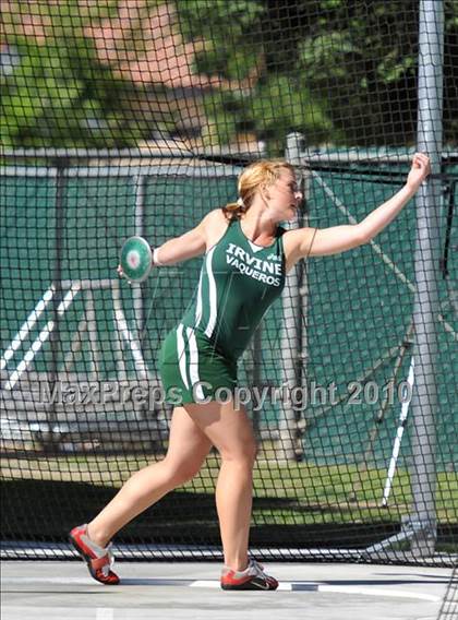 Thumbnail 2 in CIF State Championships (Prelims - Girls Discus)  photogallery.