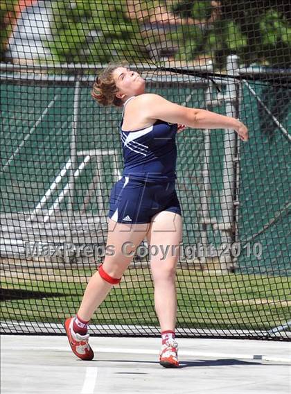 Thumbnail 1 in CIF State Championships (Prelims - Girls Discus)  photogallery.