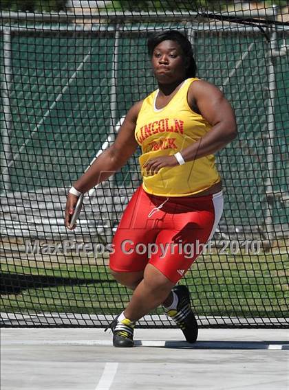 Thumbnail 3 in CIF State Championships (Prelims - Girls Discus)  photogallery.
