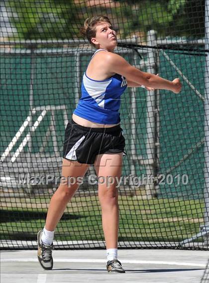 Thumbnail 2 in CIF State Championships (Prelims - Girls Discus)  photogallery.