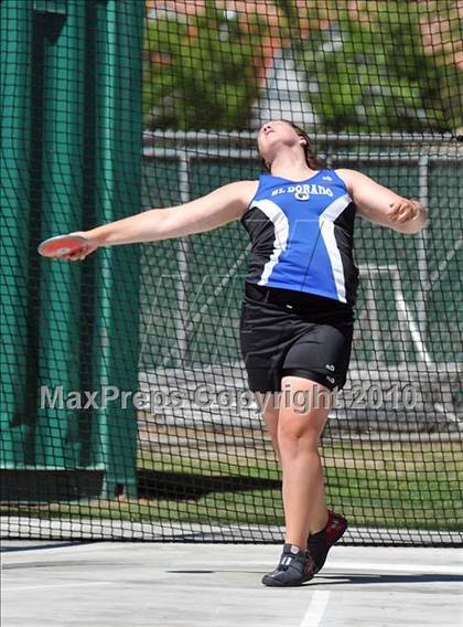 Thumbnail 1 in CIF State Championships (Prelims - Girls Discus)  photogallery.