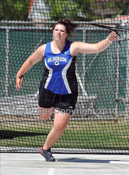 Thumbnail 3 in CIF State Championships (Prelims - Girls Discus)  photogallery.