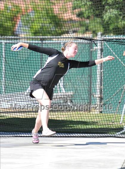 Thumbnail 1 in CIF State Championships (Prelims - Girls Discus)  photogallery.