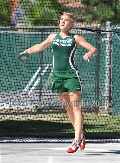 Thumbnail 1 in CIF State Championships (Prelims - Girls Discus)  photogallery.