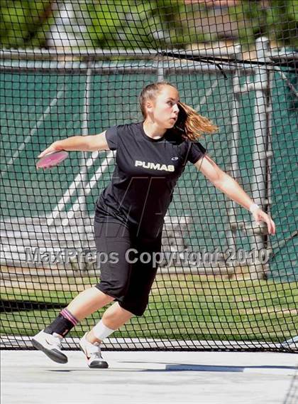 Thumbnail 3 in CIF State Championships (Prelims - Girls Discus)  photogallery.
