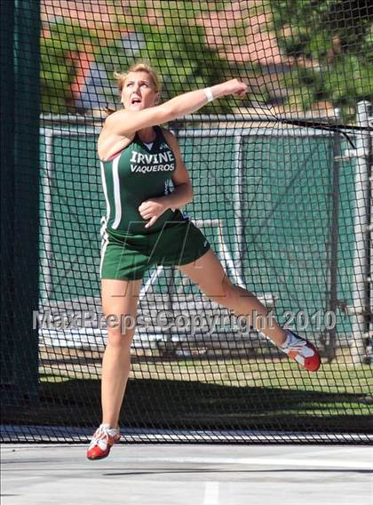 Thumbnail 1 in CIF State Championships (Prelims - Girls Discus)  photogallery.