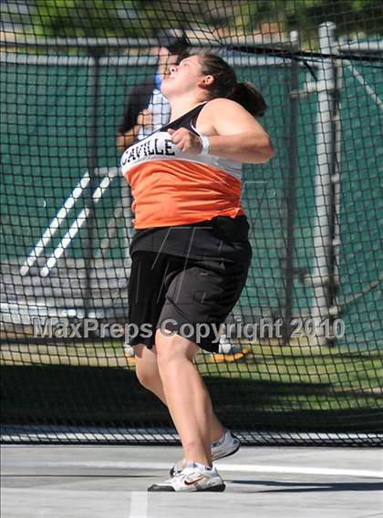 Thumbnail 1 in CIF State Championships (Prelims - Girls Discus)  photogallery.