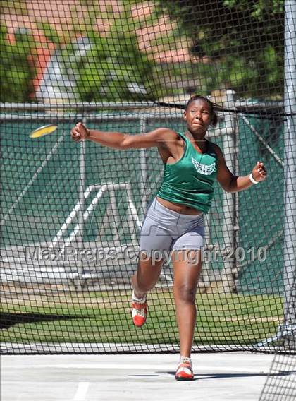 Thumbnail 3 in CIF State Championships (Prelims - Girls Discus)  photogallery.