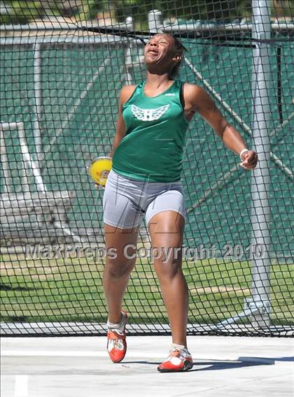 Thumbnail 1 in CIF State Championships (Prelims - Girls Discus)  photogallery.