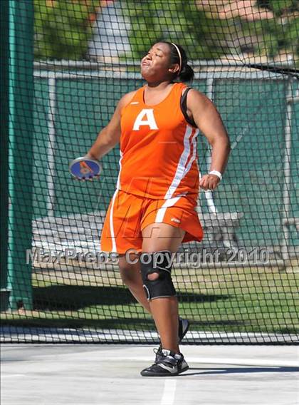 Thumbnail 2 in CIF State Championships (Prelims - Girls Discus)  photogallery.