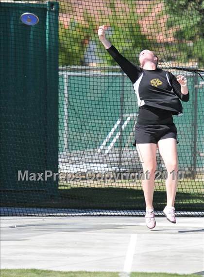 Thumbnail 2 in CIF State Championships (Prelims - Girls Discus)  photogallery.