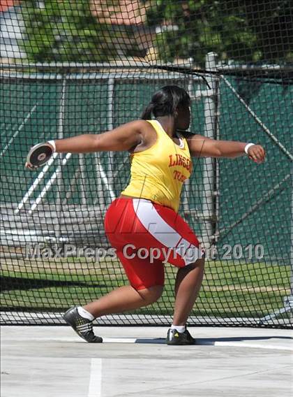 Thumbnail 1 in CIF State Championships (Prelims - Girls Discus)  photogallery.